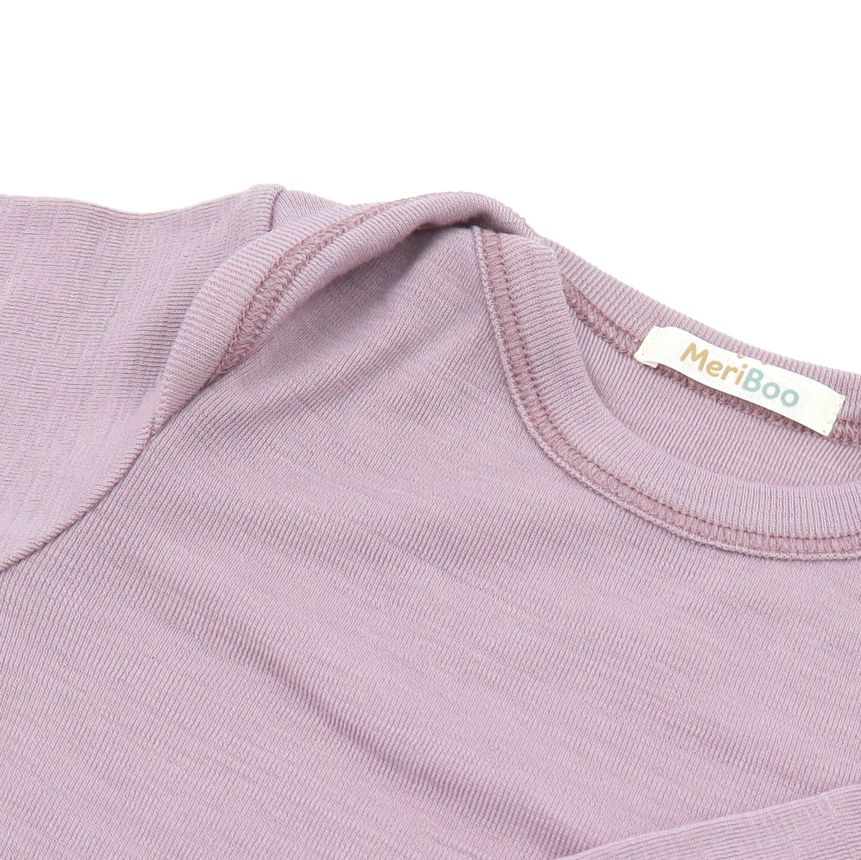 Комплкет от 3 броя боди с дълъг ръкав и обло деколте от 100% органична мериносова вълна