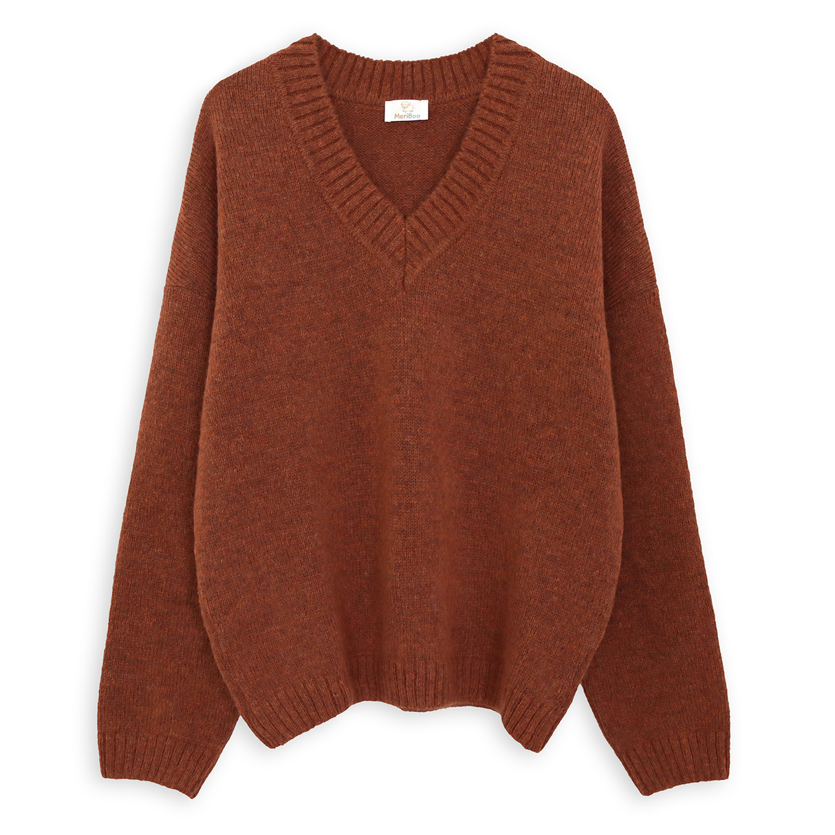 Дамски мек пуловер от 100% органична мериносова вълна