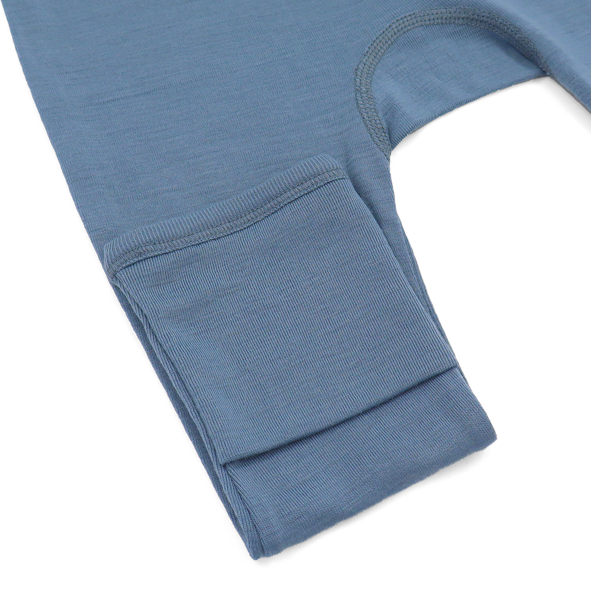 Гащеризон (ромпър) от 100% органична мериносова вълна с цип отстрани