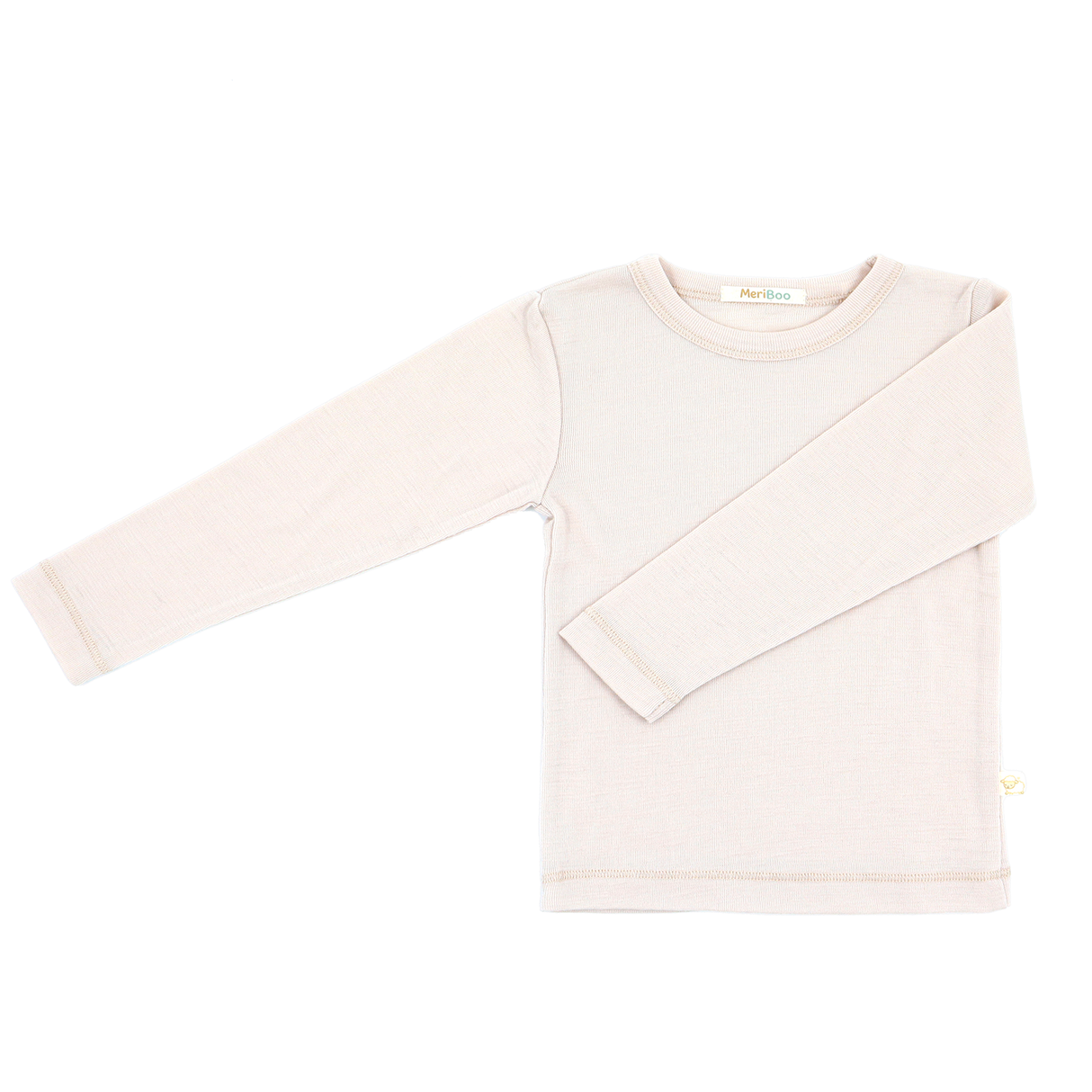 Блуза с дълъг ръкав от 100% органична мериносова вълна