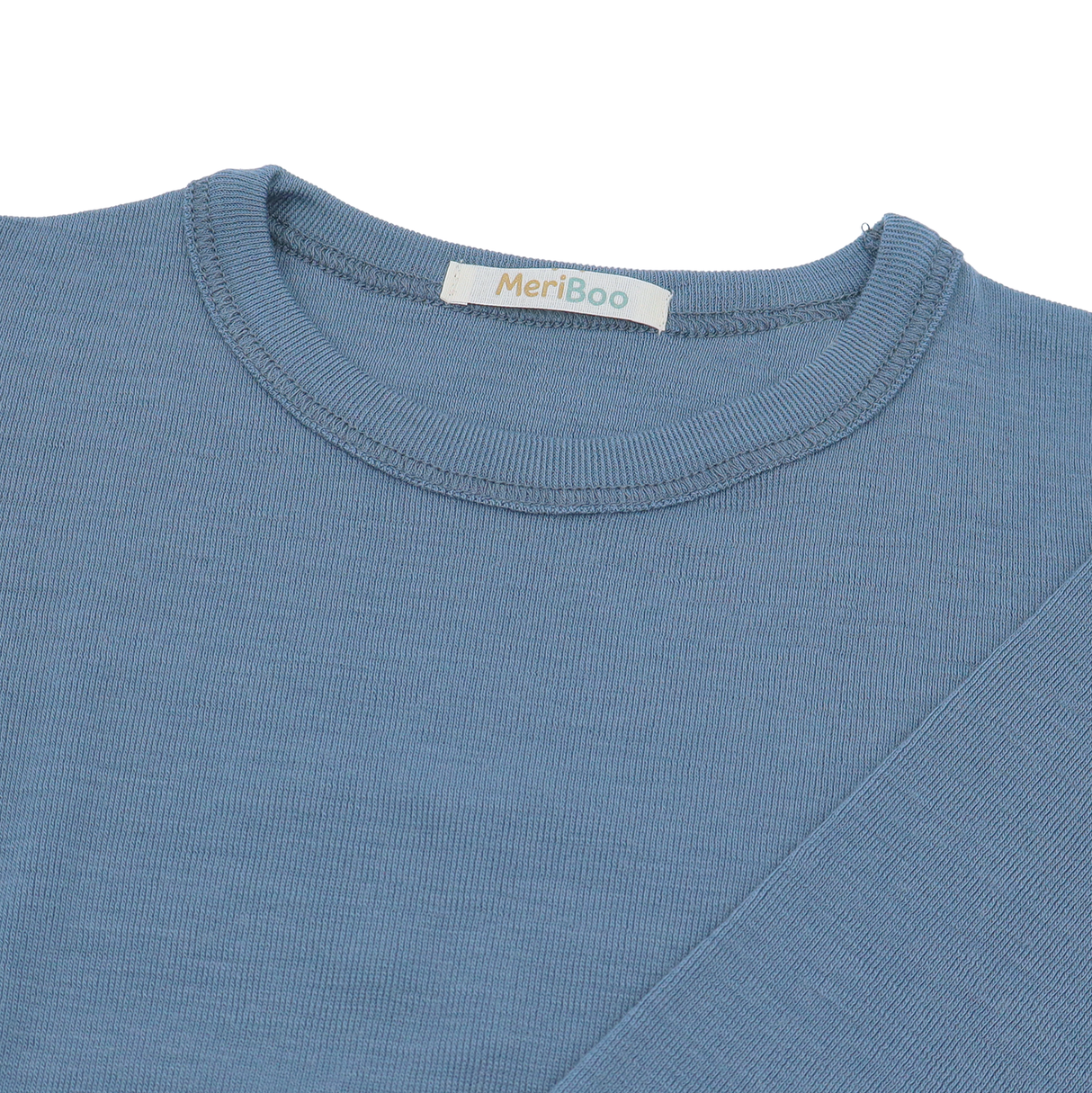 Блуза с дълъг ръкав от 100% органична мериносова вълна