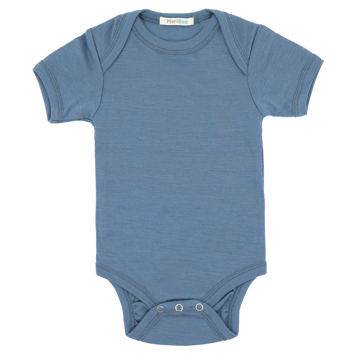 Комплект от 3 броя боди с къс ръкав от 100% органична мериносова вълна