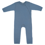 Гащеризон (ромпър) от 100% органична мериносова вълна с цип отстрани
