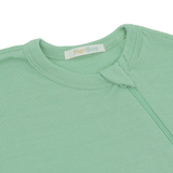 Гащеризон (ромпър) от 100% органична мериносова вълна с цип отстрани