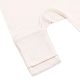 Гащеризон (ромпър) от 100% органична мериносова вълна с цип отстрани