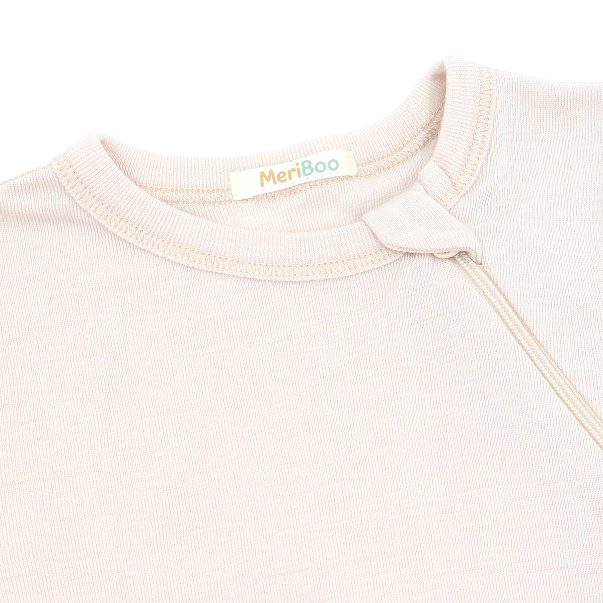 Гащеризон (ромпър) от 100% органична мериносова вълна с цип отстрани