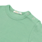 Боди с дълъг ръкав от 100% органична мериносова вълна